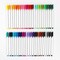 KINGART® Fine Line Color Ink Pens, Set of 48 Unique Colors, Tip Size 0.4 mm